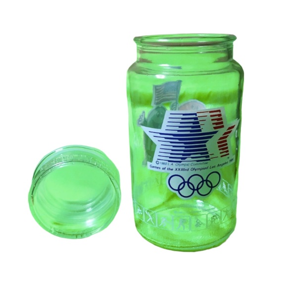 M&M 1984 "The Olympic Glass Jar" - Picture 3 of 3